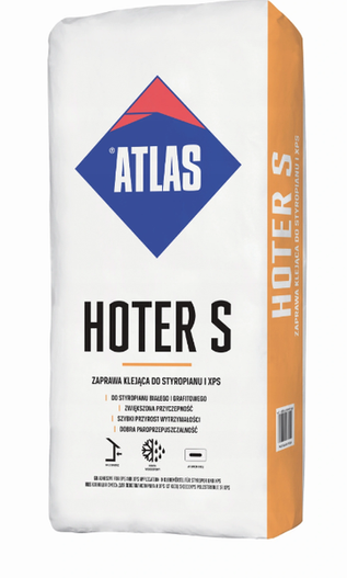 Klej do styropianu i XPS Atlas Hoter S 25kg