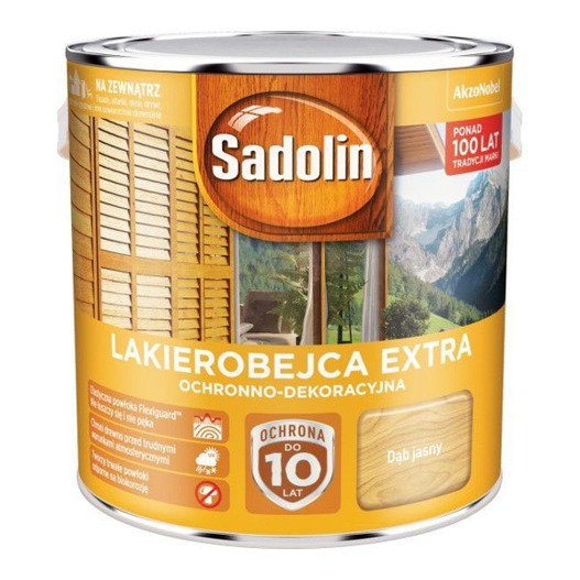 Sadolin Extra LakieroBejca Dąb Jasny 2,5 L