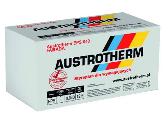 Styropian Austrotherm 040 Fasada 12cm 0,3m3/2,5m2