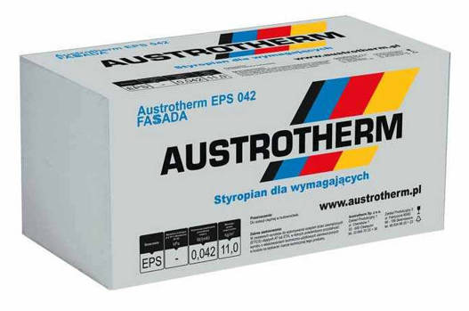 Styropian Austrotherm 042 Fasada Ściana 4cm (0,3m3/7,5m2)