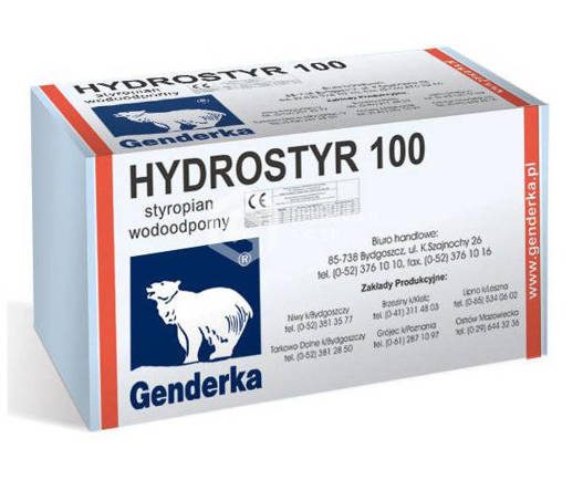 Styropian Genderka Hydrostyr EPS 100 8cm (0,28m3)