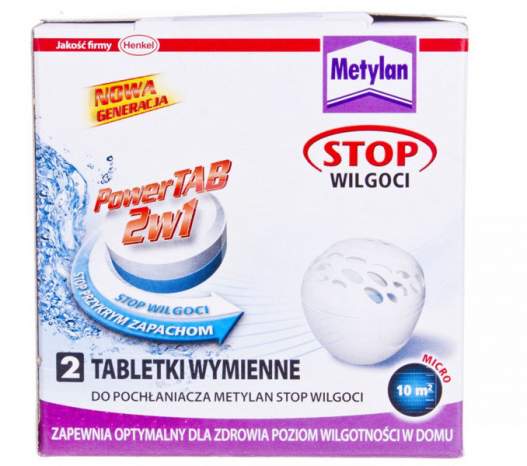 Tabletki metylan stop wilgoci 2x300g Power Tab