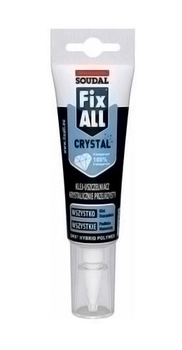 Uszczelniacz Klej Hybrydowy Fix All Crystal 125ml