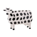Biała krowa w czarne łaty 12,5x17,5cm