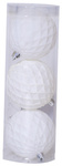 Bombki w tubie wklęsłe romby 8cm 3 sztuki