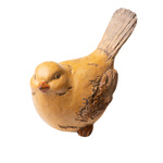 Brązowy ptak ceramiczny figurka h=16 cm