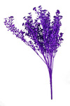 Bukiet brokat drobne kwiaty fiolet 45cm
