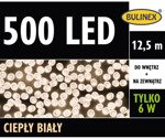 Lampki LED 500L 12,48m białe ciepłe zewnętrzne