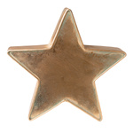 Złota stojąca gwiazda h=27 cm