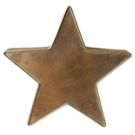 Złota stojąca gwiazda h=36 cm