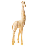 Złota żyrafa figurka h=44 cm
