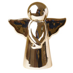 Złoty aniołek figurka h=15,5 cm